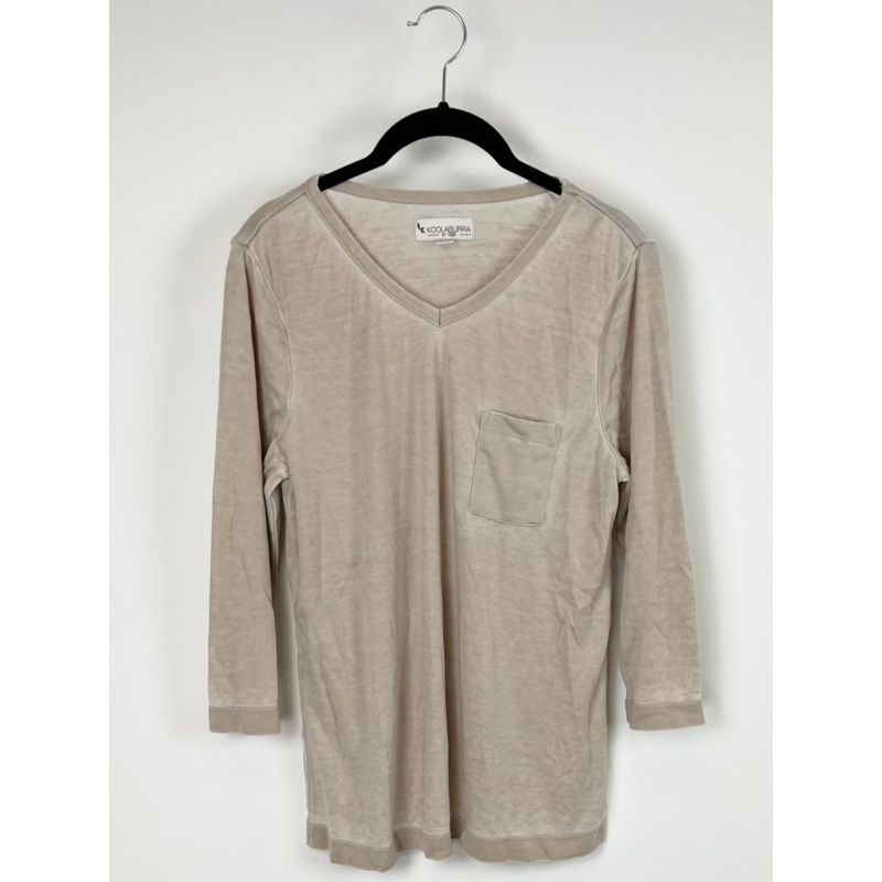 Tan Quarter Sleeve Top – Small