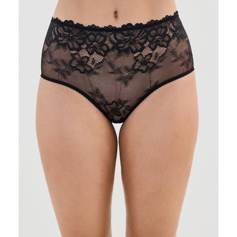 Bendon All Lacey Full Brief – Black M