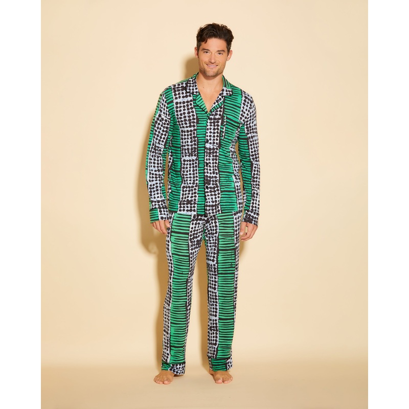 Ensemble De Pyjama Classique  Manches Longues Et Pantalon Pour Hommes Aggie S