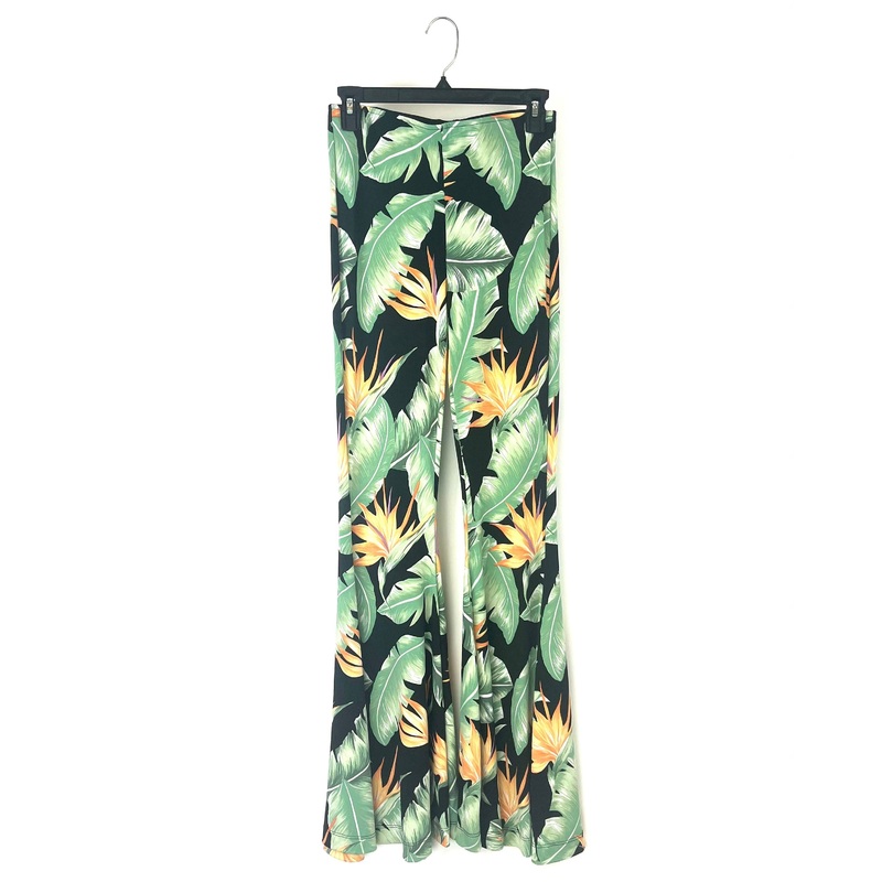Floral Flare Pants – Small