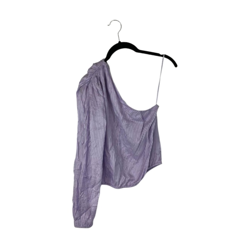 Lilac Purple One Shoulder Blouse – Size 4