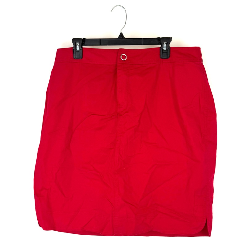 Red Cotton Skort – Size 18W
