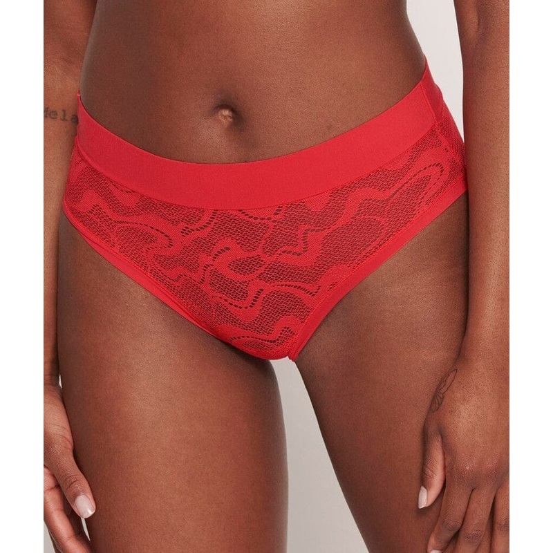 Sloggi Go ALLROUND Lace Midi Brief – Campari