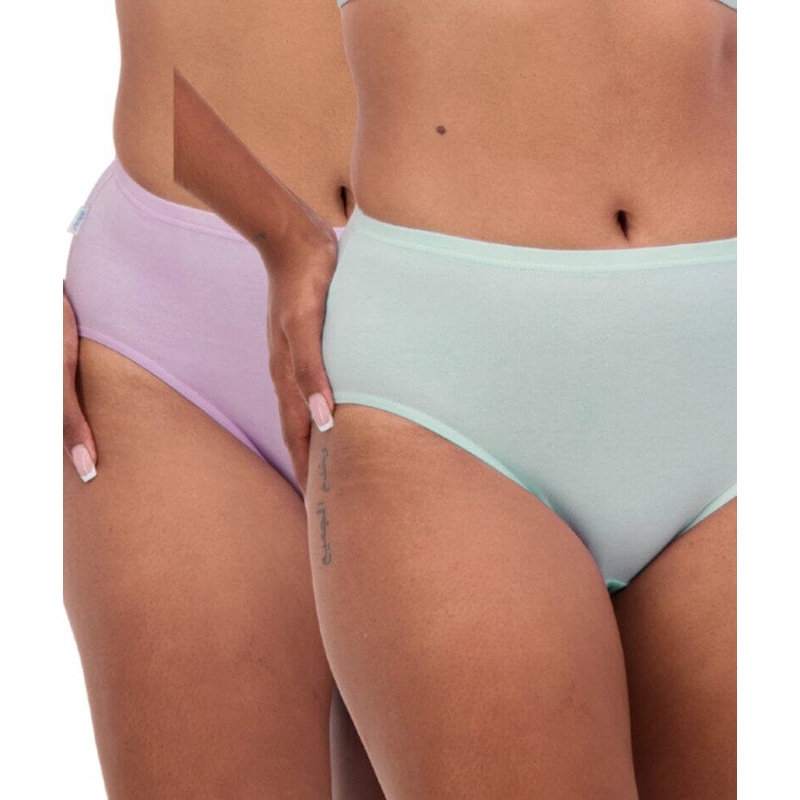 Sloggi Hikini 2 Pack Brief – Crocus/Opale M