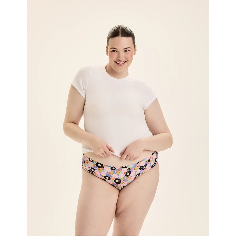 Teen Light Leakproof No-Show Bikini Black XXS