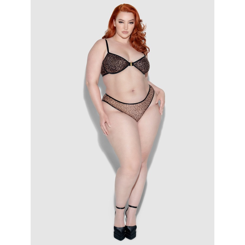 Viv Ultra Fine Mesh Hipster Leopard S