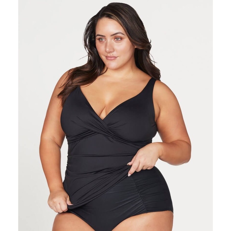 Artesands Hues Delacroix D-G Cup Wire-free Tankini Top – Black 6