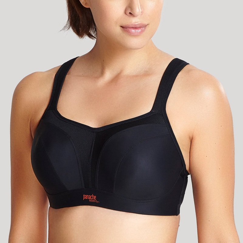 High Impact Sports Bra  – 5021 – Black 28 DD BLACK