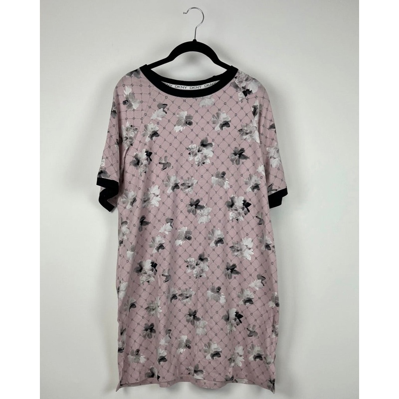 Light Pink Floral Nightgown – Small