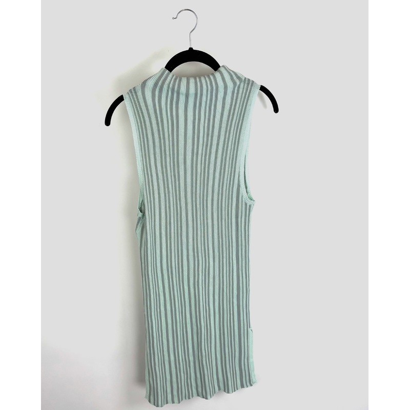 Striped High Neck Knit Top – Size 2/4