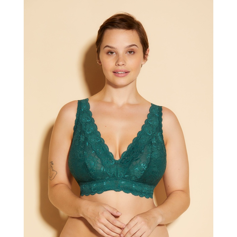 Super Curvy Plungie Longline Bralette Congo XS