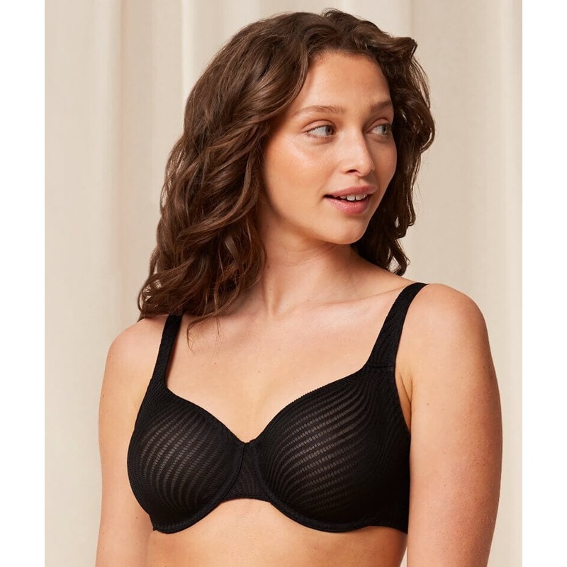 Triumph Harmony Spotlight Underwired Minimizer Bra – Black 34F