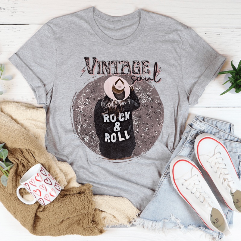 Vintage Soul Tee Athletic Heather S