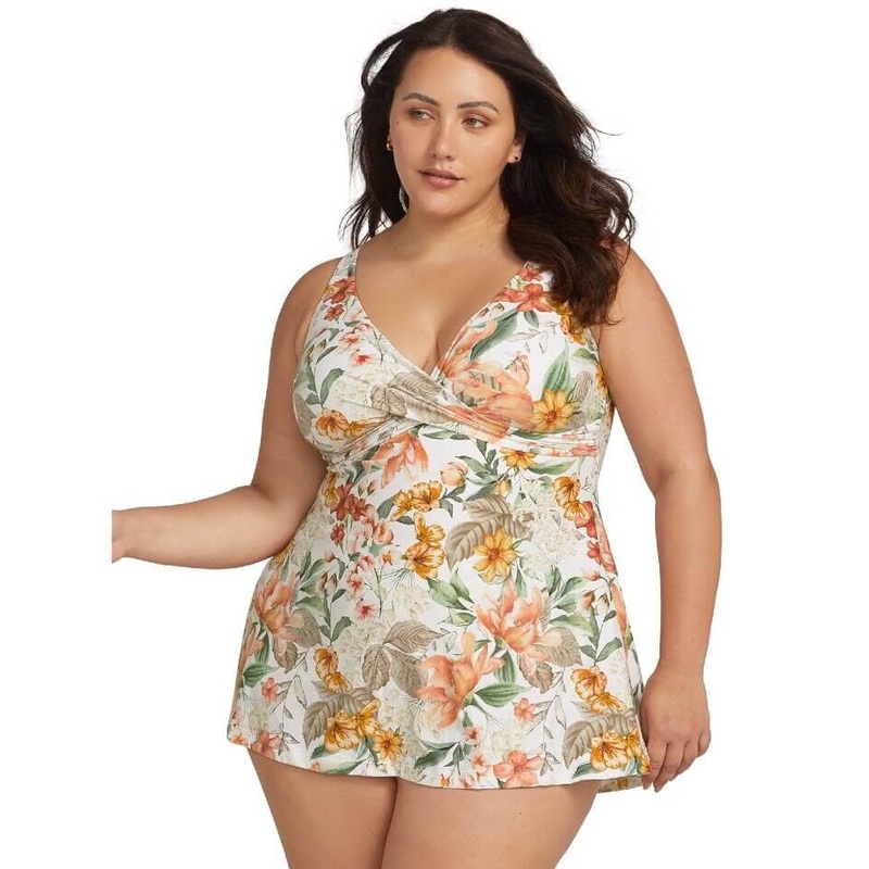 Artesands La Dolce Vita Delacroix Cross Over D-G Cup Swimdress – White 8