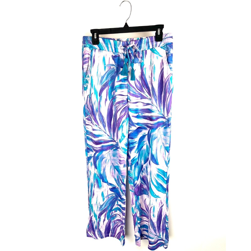 Blue And Purple Abstract Tassel Pants – Size 6/8