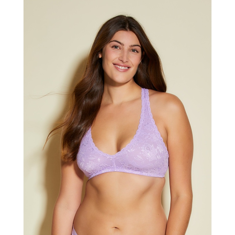 Bralette De Espalda Cruzada Racie Beauty Icy Violet S