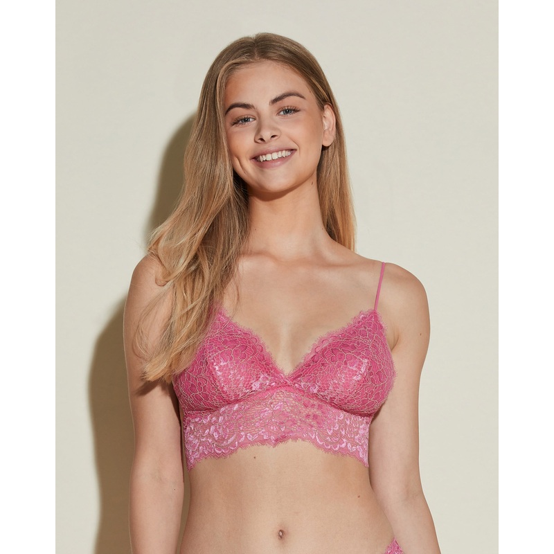 Bralette Rani Pink/Chakra Green S