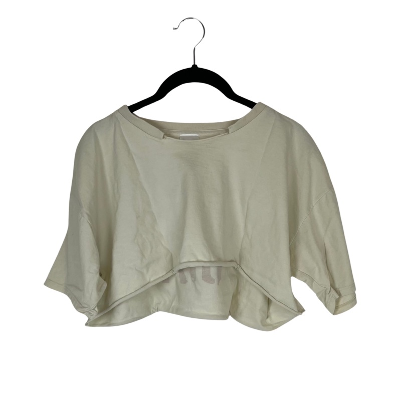 Cream “How Dare You” Ultra Crop Top – Size 4/6, 6/8 and 8/10 Extra Small/Small (Size 4-6)