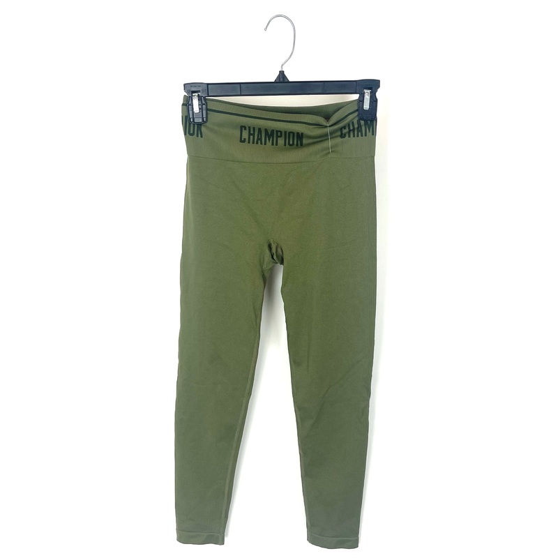 Green Cropped Leggings – Small