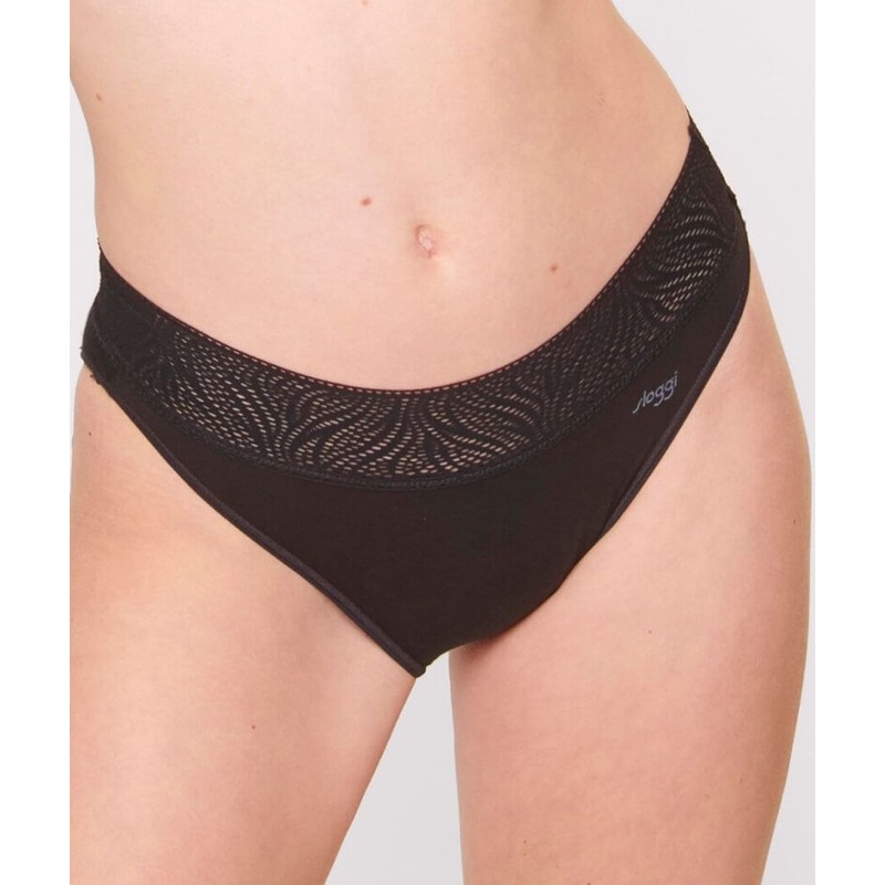 Sloggi Tai Medium Period Pants – Black XS