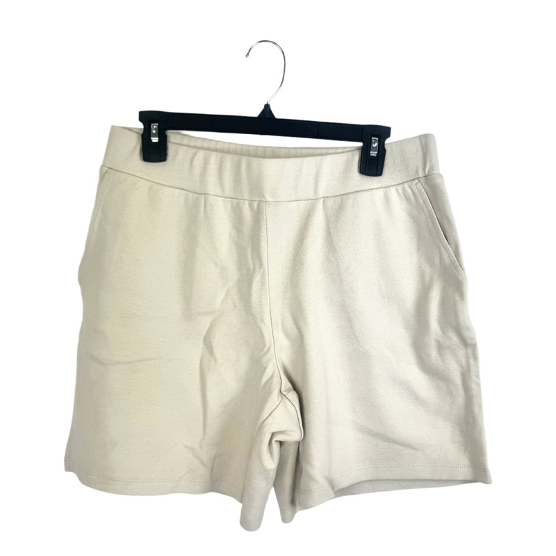 Soft Beige Everyday Sweat Shorts- Size 6/8