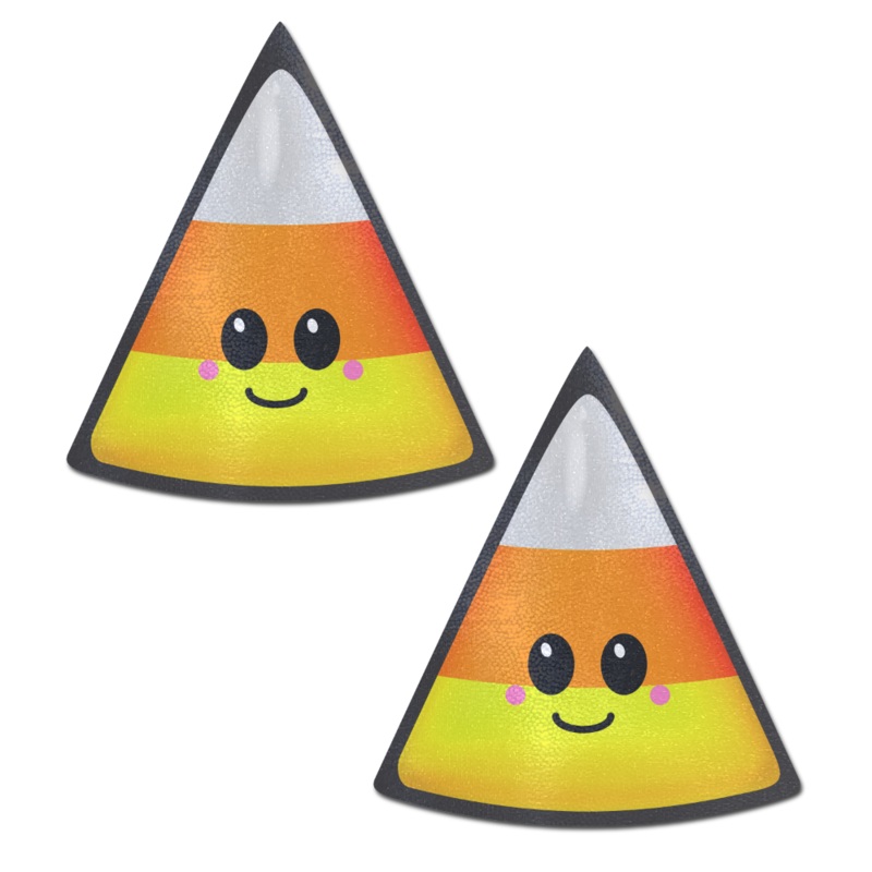 Candy Corn: Happy Kawaii Halloween Nipple Pasties by Pastease o/s