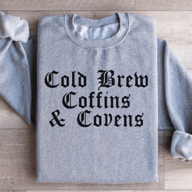 Cold Brew Coffins & Covens Sweatshirt Black S