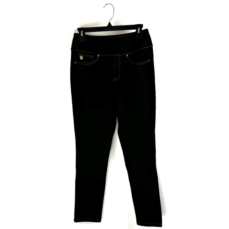 Dark Wash Contrast Stitching Jeans – Size 6
