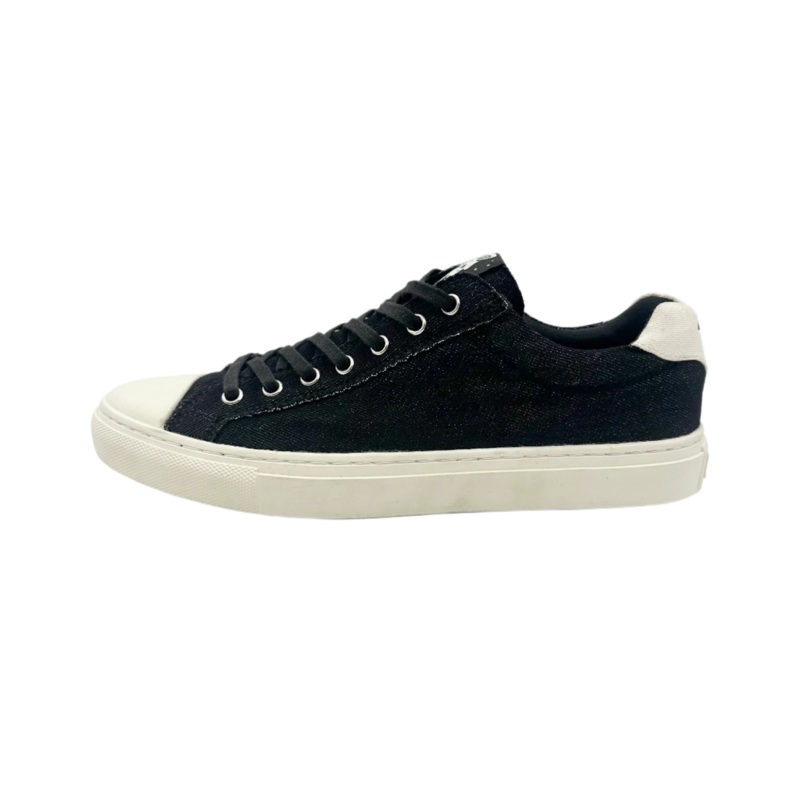 MENS Black Denim Sneaker – Size 7.5
