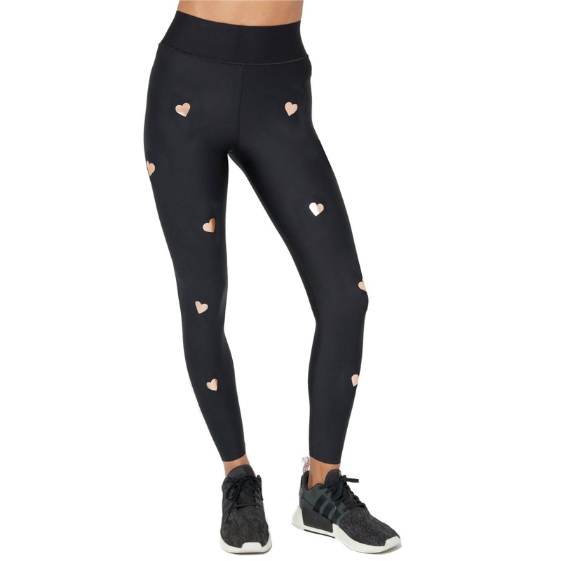 MINI HEART KNOCKOUT ULTRA HIGH LEGGING Nero Metallic Rose XXS