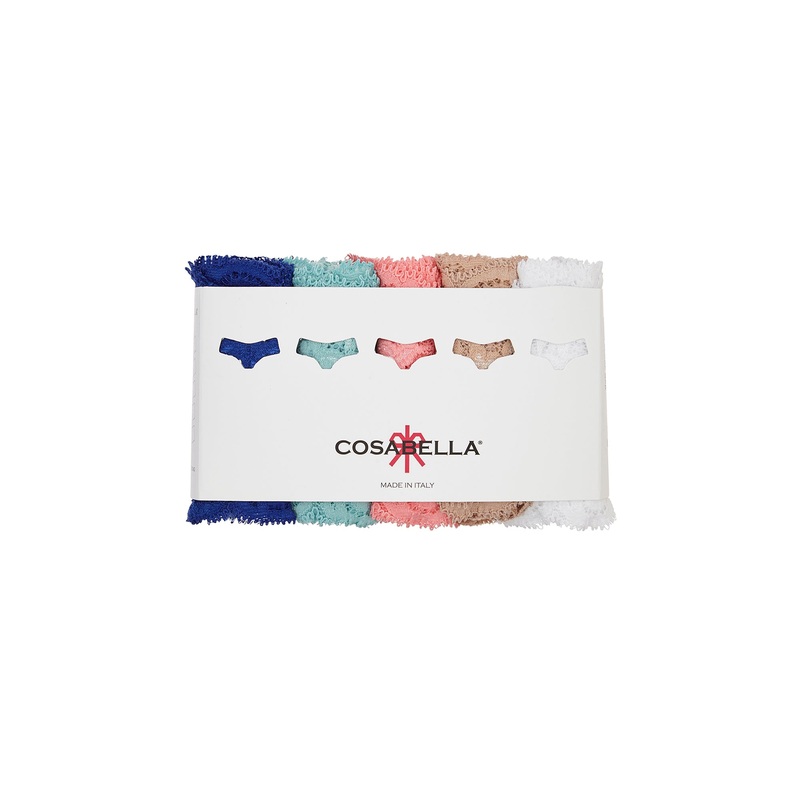 Tanga Cutie, 5Er-Pack Mare Blu Capri Quartz Pink Sette White Einheitsgre