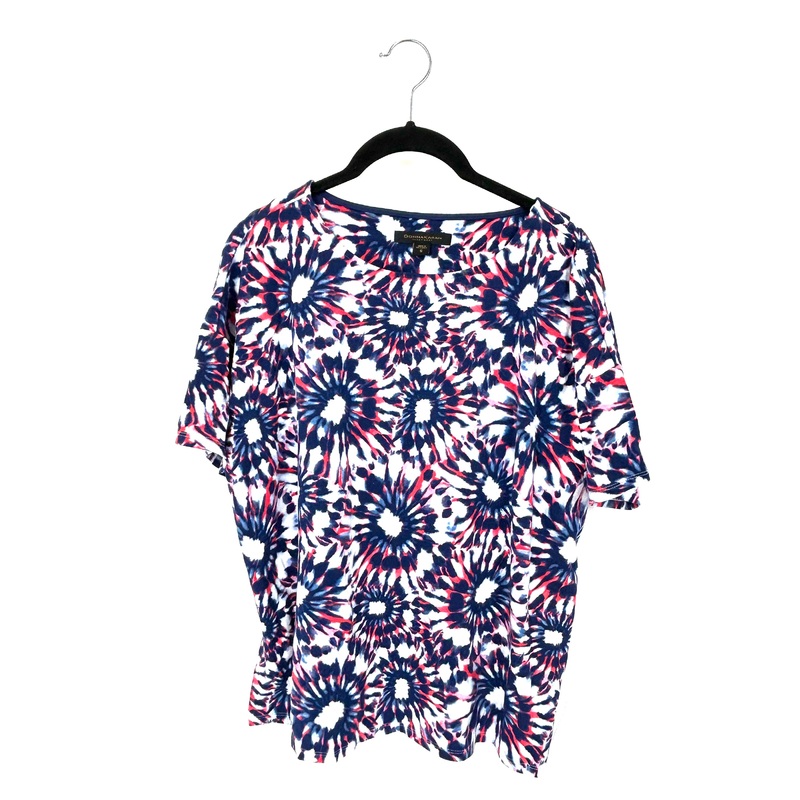 Blue, Red, And White Lounge Top – Size 4/6