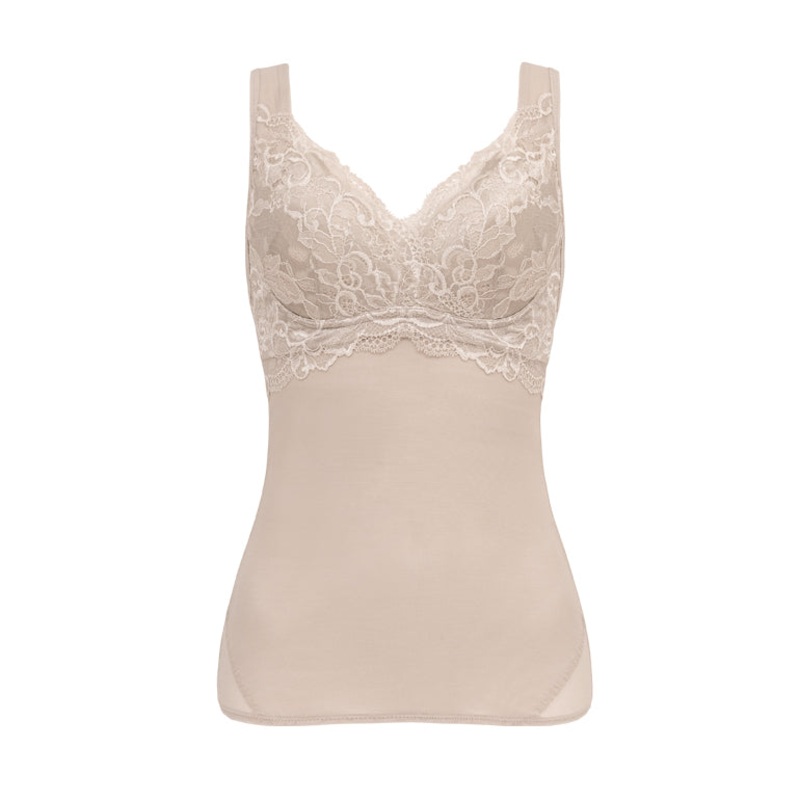 Full Coverage Wireless Bra Camisole 24 S (US XS) Butter Cream