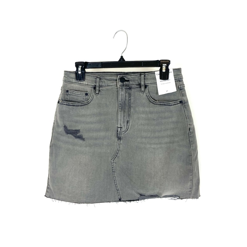 Mid Rise Gray Denim Skirt – Size 27 and 28 Size 27
