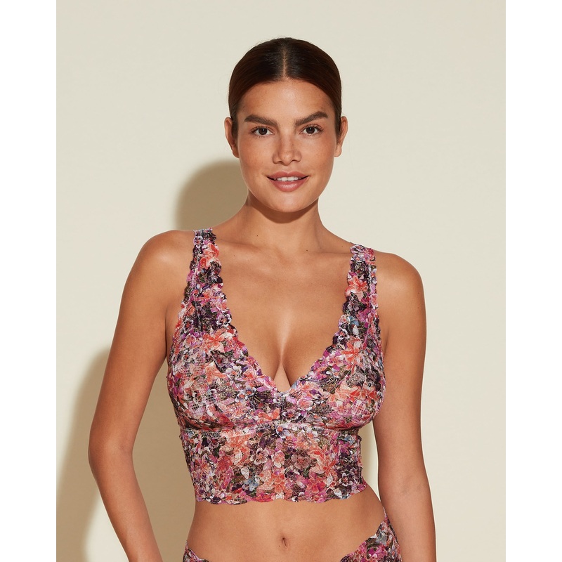 Plungie Longline Bralette Passion Flower S