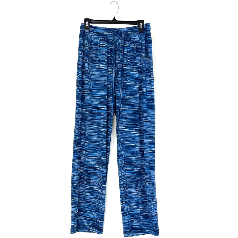 Blue Heathered Striped Sleep Pant- Size 10/12
