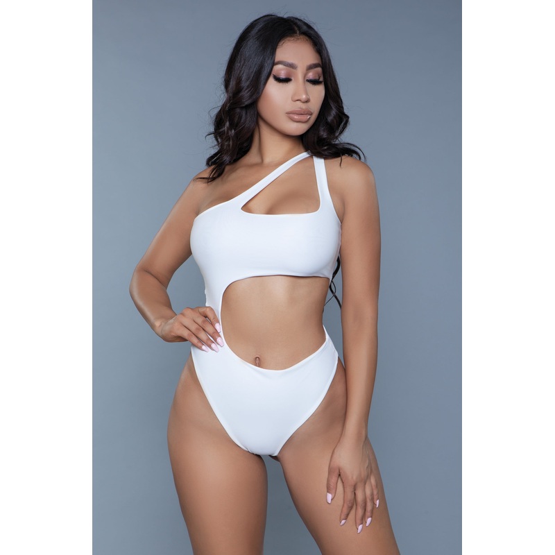 Daisy Designer Bold Swimsuit White XS