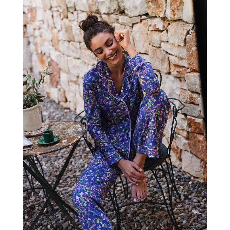 Pigiama Con Top A Maniche Lunghe E Pantaloni Gardini XS