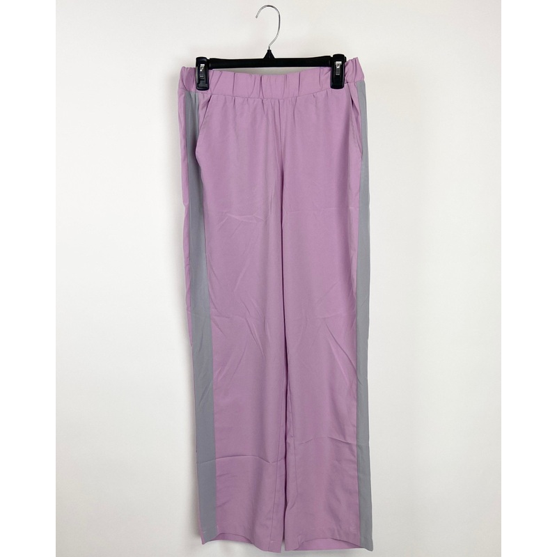 Purple Straight Leg Pants – Small