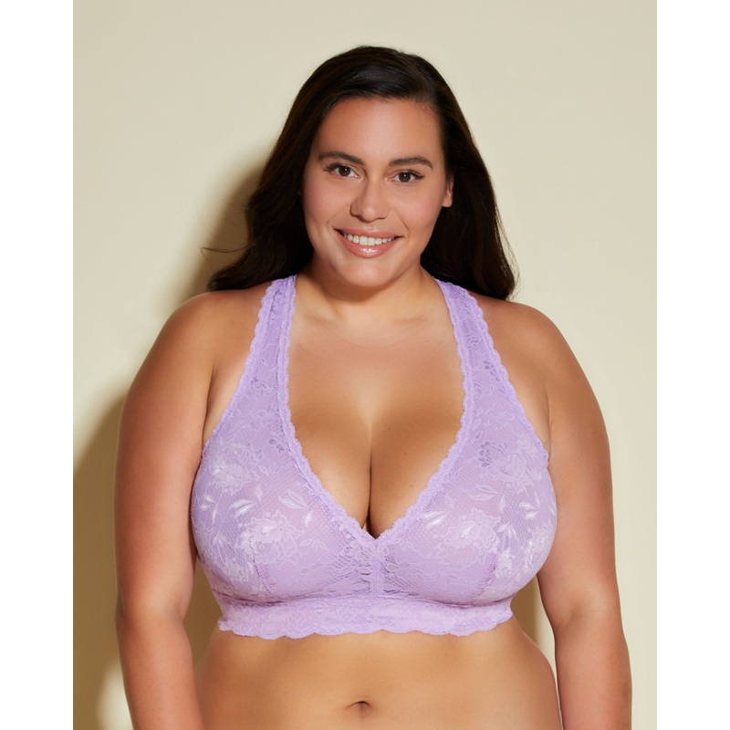 Ultra Curvy Racerback-Bralette “Racie” Icy Violet XS