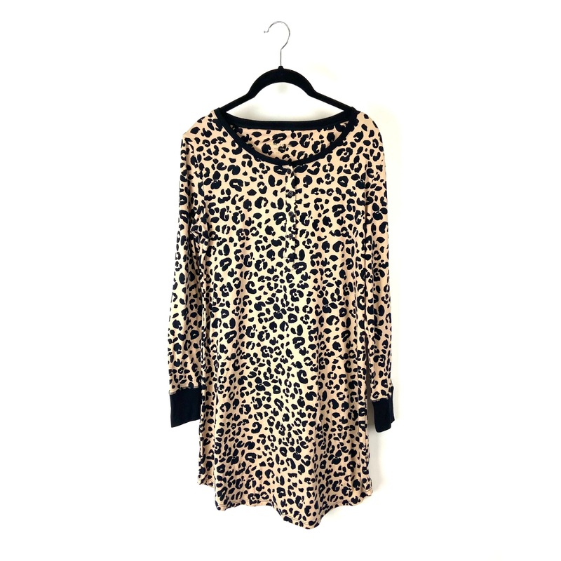 Cheetah Print Nightgown – Small