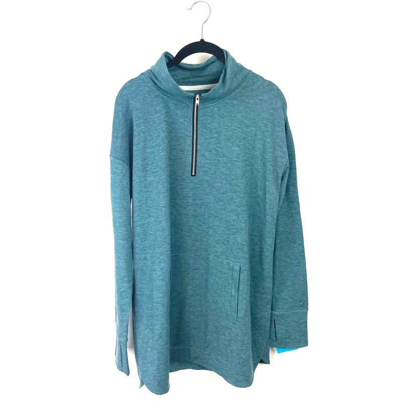 Heather Blue Half Zip – Size 6/8 Small