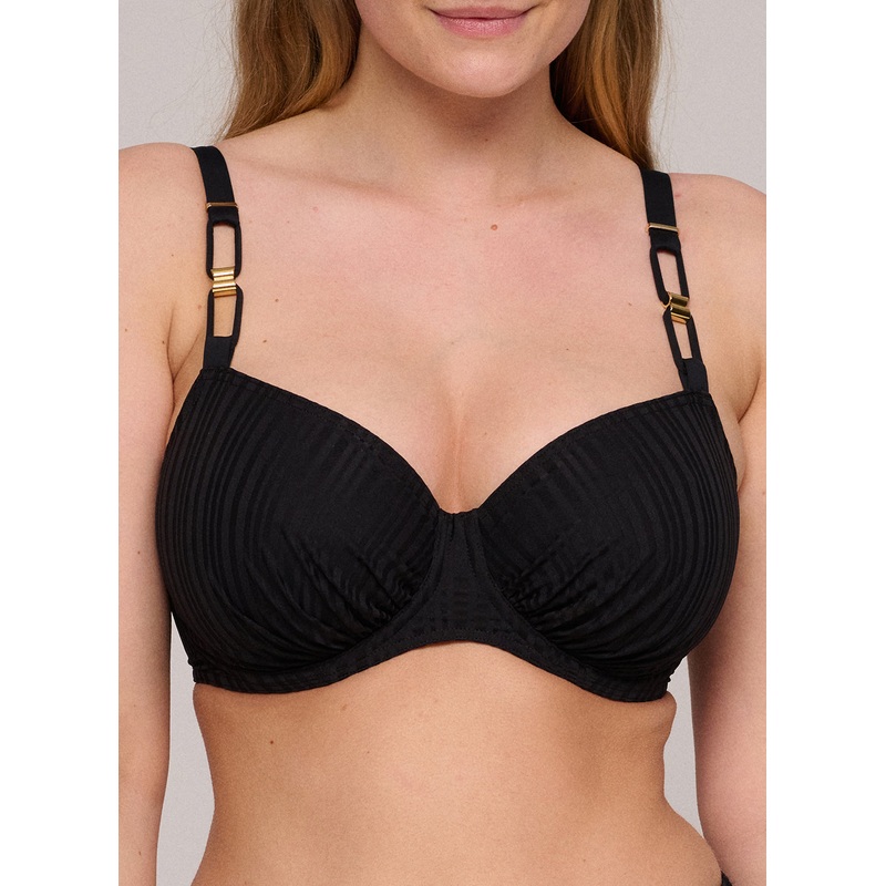 Kiruna Black Full Cup Bikini Top Black 36C