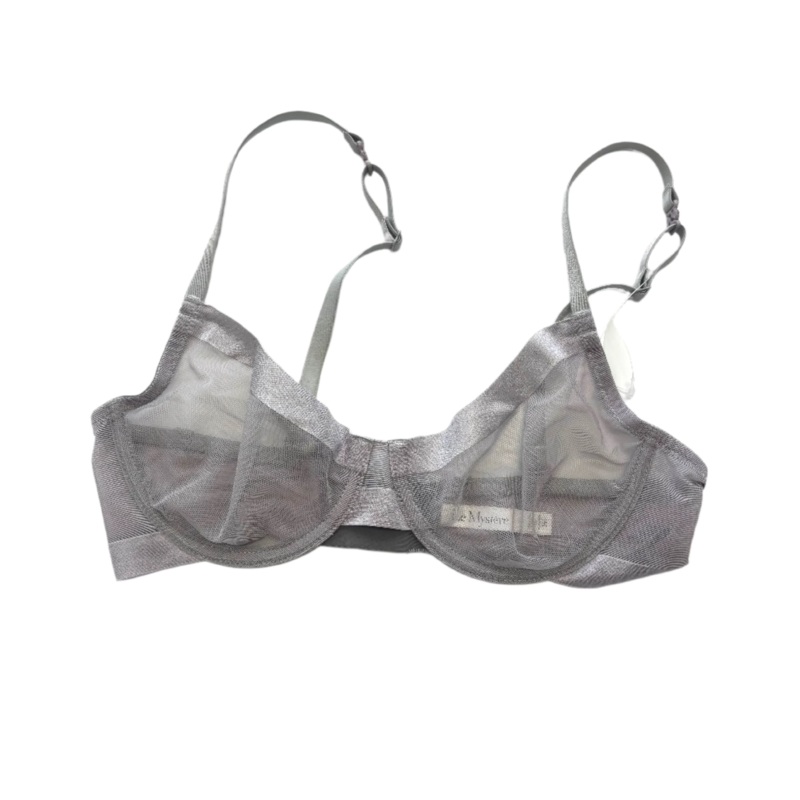 Smoke Gray Interchangeable Strap Bra- 34B