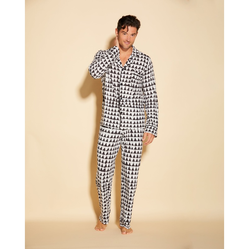 Conjunto De Pijama Para Hombre Clsico Con Camisa De Manga Larga Y Pantalones Jazzy Jeff S