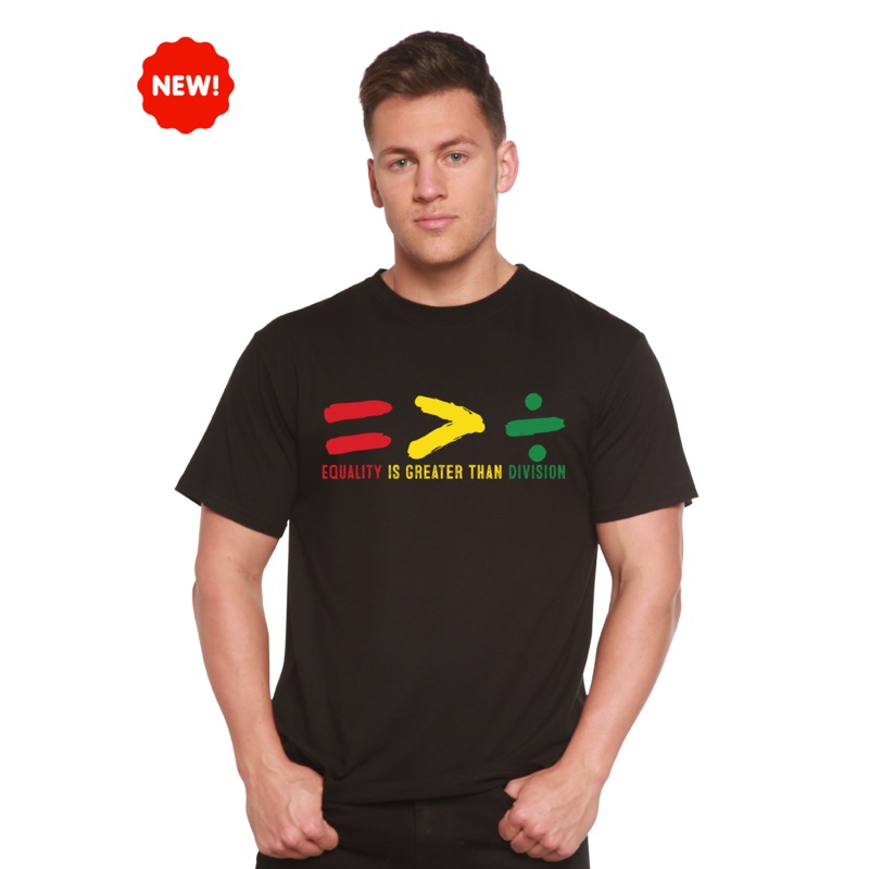 Black History Month Unisex Bamboo/Cotton Graphic T-Shirt Small Black