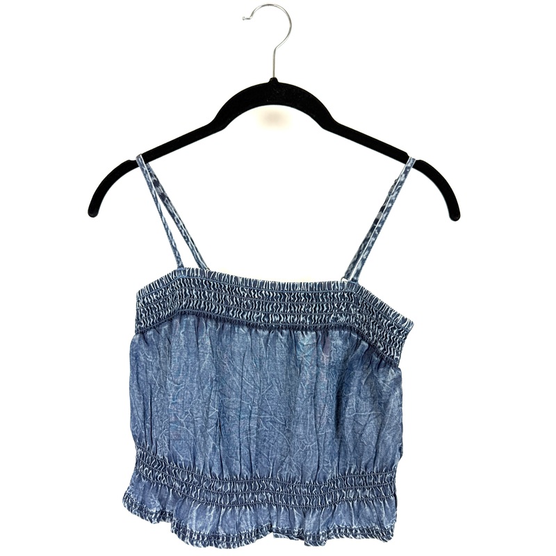 Blue Crop Top – Small