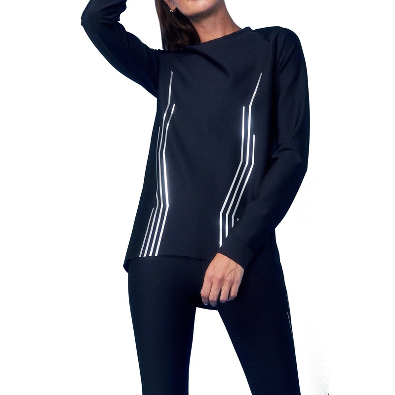 LIGHTNING DASH CAPELLA BONDED TOP LUX NER/SIL XXS