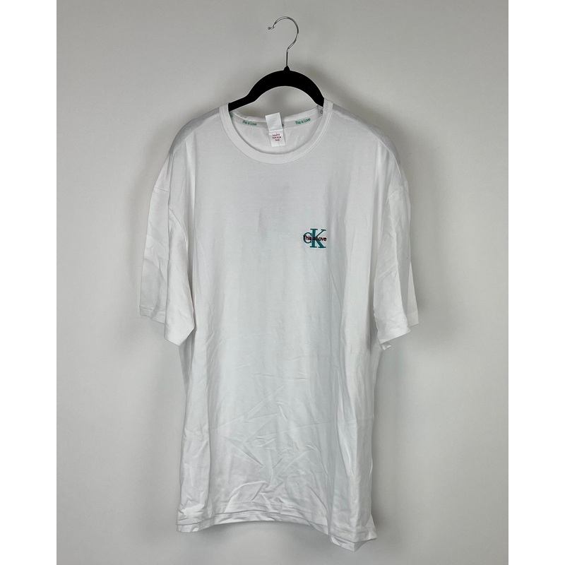 MENS White “This Is Love” T-Shirt – Medium