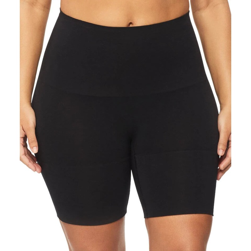 Nancy Ganz Bamboo Essentials Waisted Thigh Shaper Short – Black S